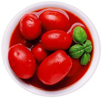 gezeefde tomaten saus